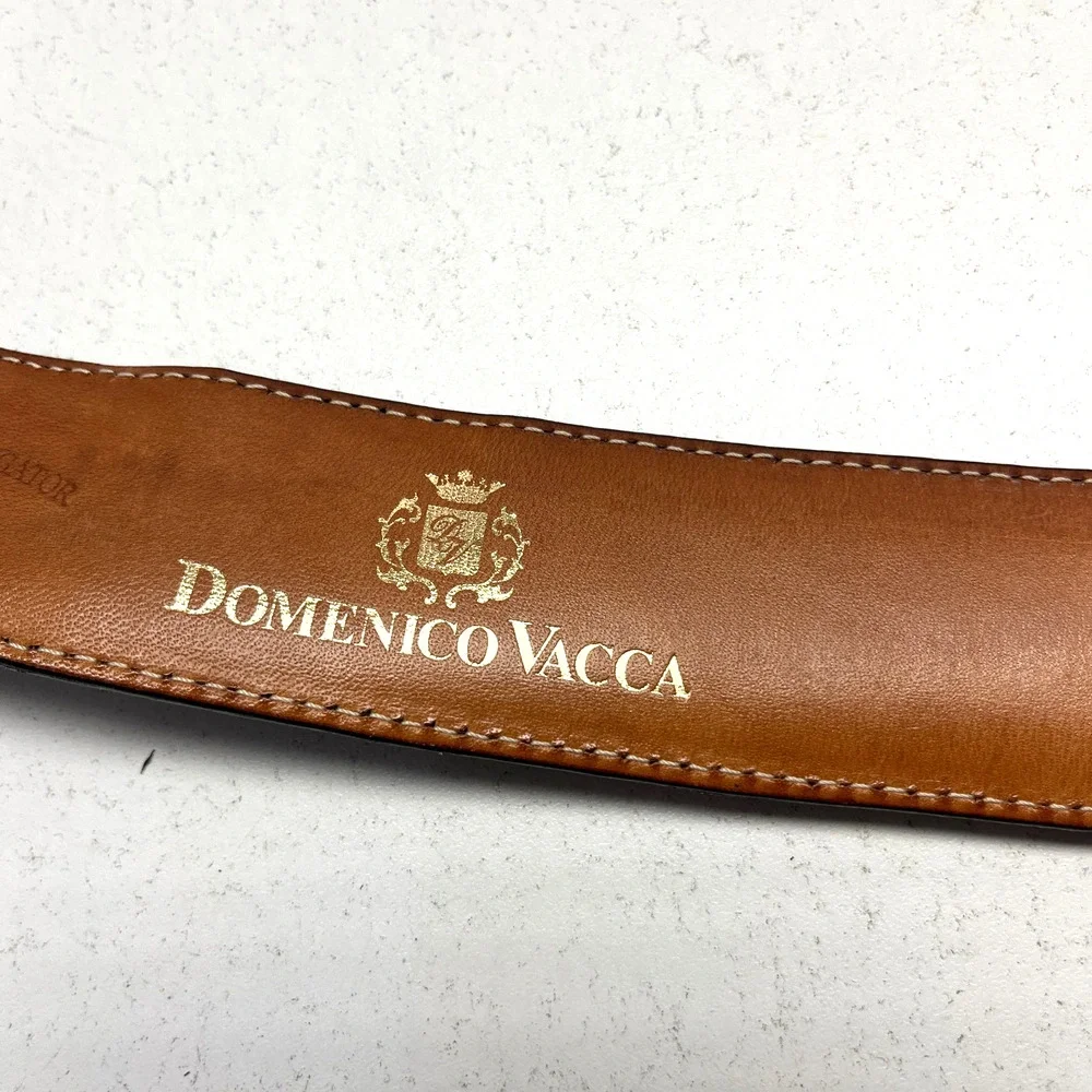 Domencia Vacca Mens Genuine Alligator 115/130 purple Belt